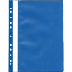 Rychlovazač závěsný A4 s euroděrováním PVC - modrý ( 1 ks)