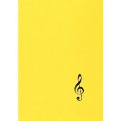 Sešit notový 428 A4 (20 listů) - žlutá